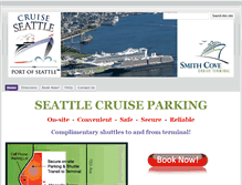 Tablet Screenshot of cruiseparkingseattle.com